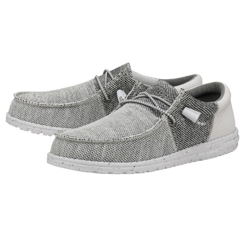 Hey Dude Men's Wally Tri Stone White