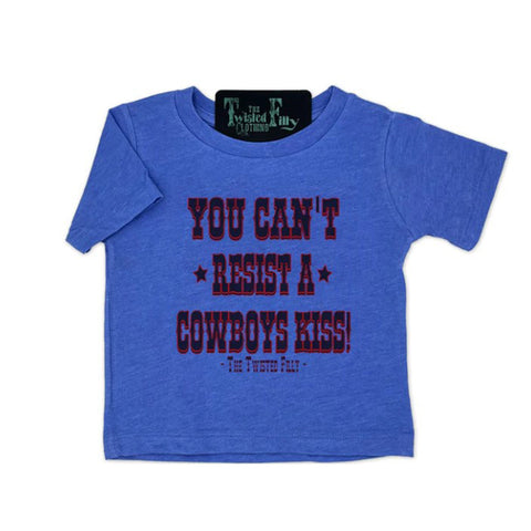 Twisted Filly "Can't Resist Cowboy A Cowboys Kiss" Tee