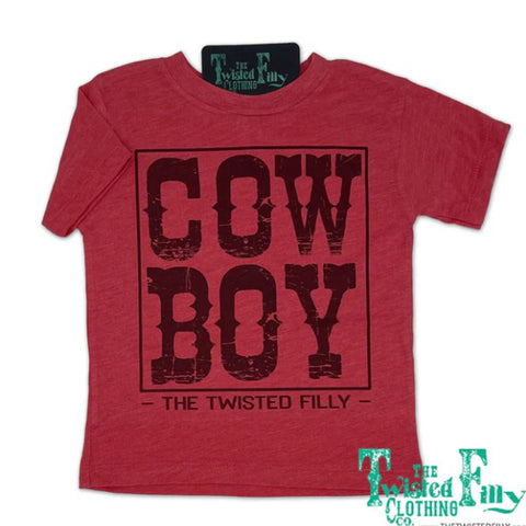 The Twisted Filly Red Cowboy Tee