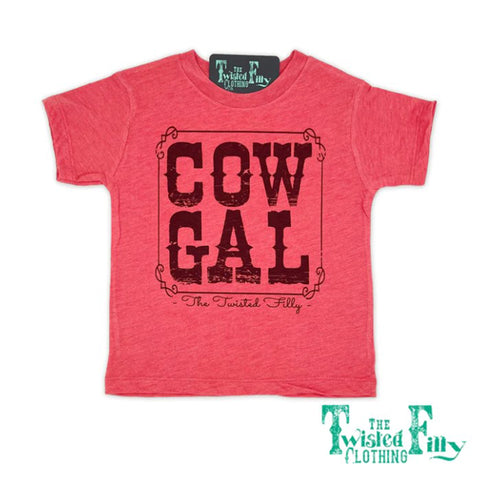 The Twisted Filly Red Cow Gal Tee