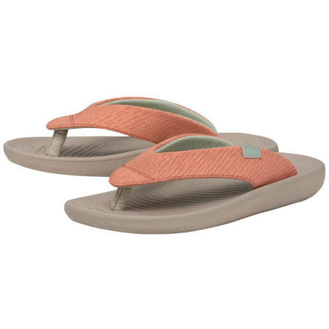 Hey Dude Women's Meg Peach Flip Flops