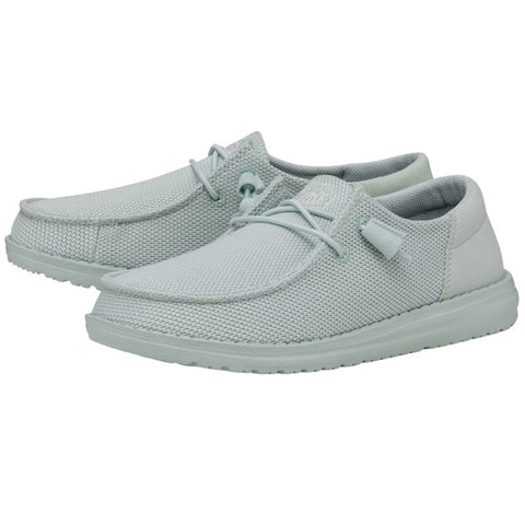 Hey Dude Women's 6 Wendy Halo Azur Coral Slip On Loafers Sneakers Shoes