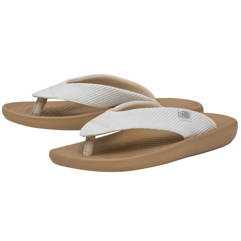 Hey Dude Meg Panama White Flip Flops