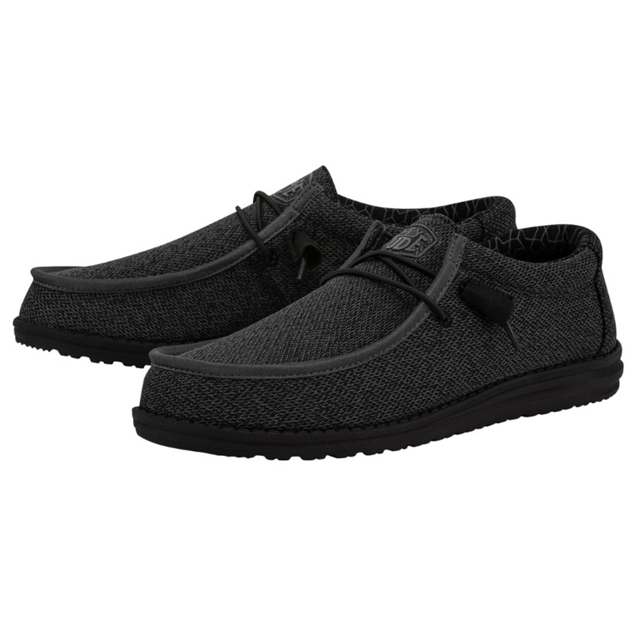 Hey Dude Black Micro Wally Sox Casual Shoe - Main Image