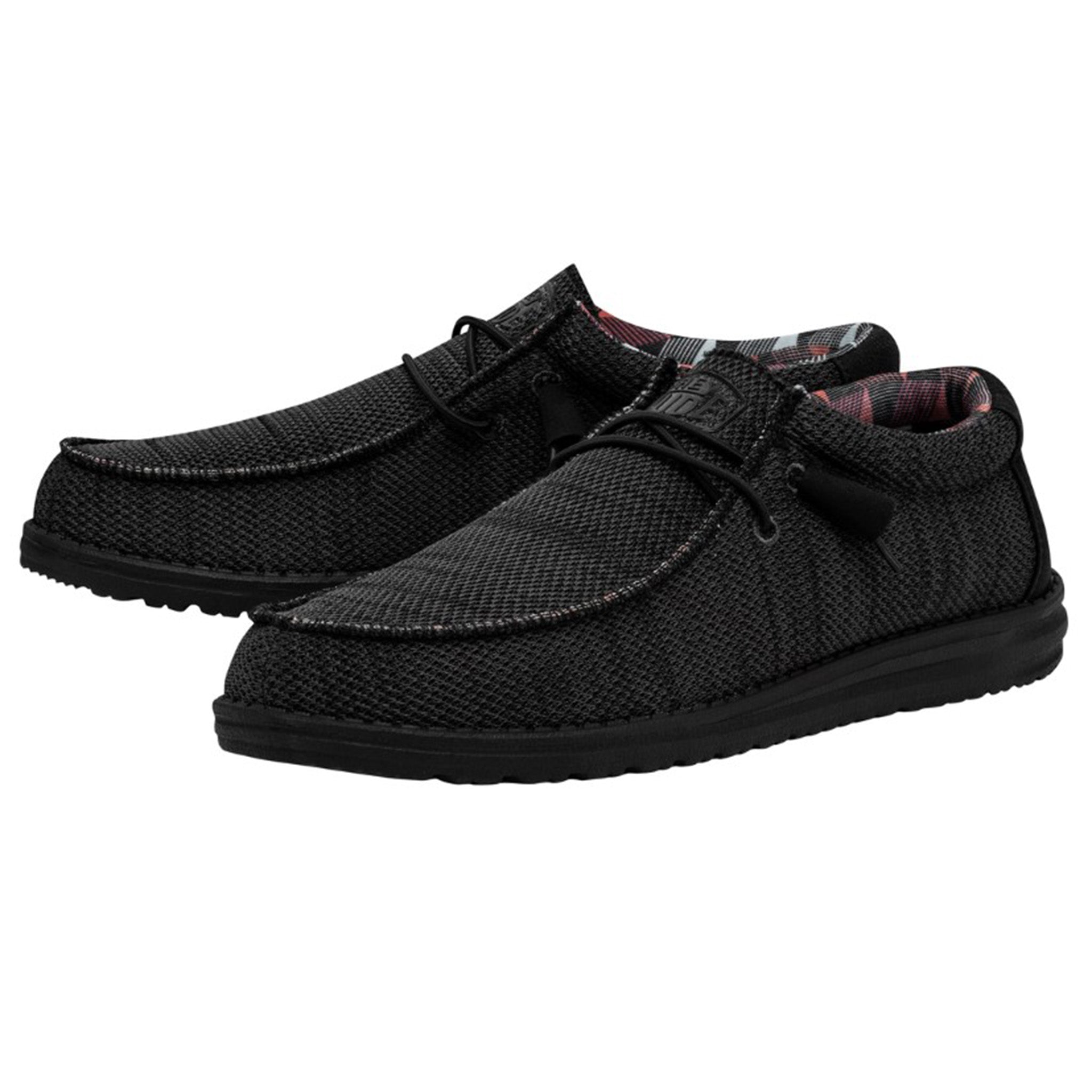 Hey Dude Men's Jet Black Wally Sox - Main Image