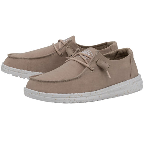 Hey Dude Wendy Slub Canvas Tan