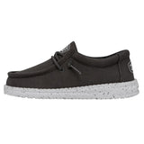 Hey Dude Wally Youth Slub Canvas Grey