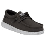 Hey Dude Wally Youth Slub Canvas Grey