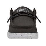 Hey Dude Wally Youth Slub Canvas Grey