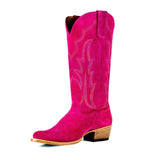 Macie Bean Hot Pink Suede Boots