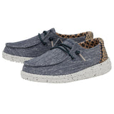 Hey Dude Youth Wendy Chambray Woven Lapis Blue