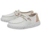 Hey Dude Youth Wendy Chambray Woven White Sand