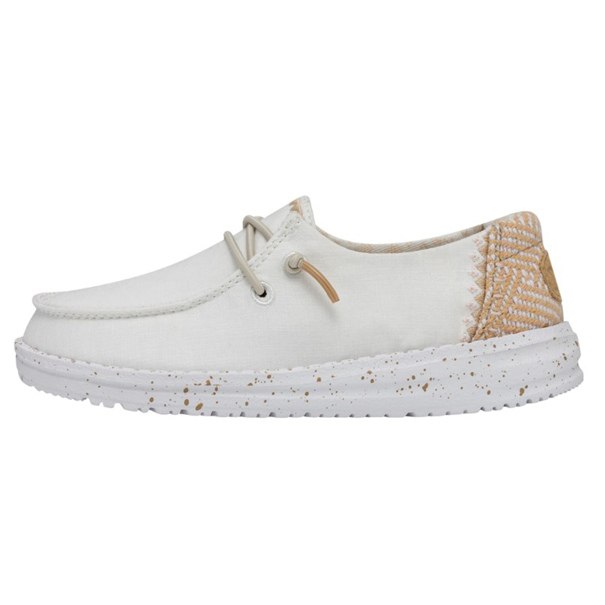 Hey Dude Youth Wendy Chambray Woven White Sand