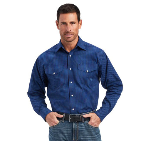 Ariat Men's Blue Classic Snap Shirt