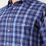 Wrangler Men's Long Sleeve Western Snap Shirt