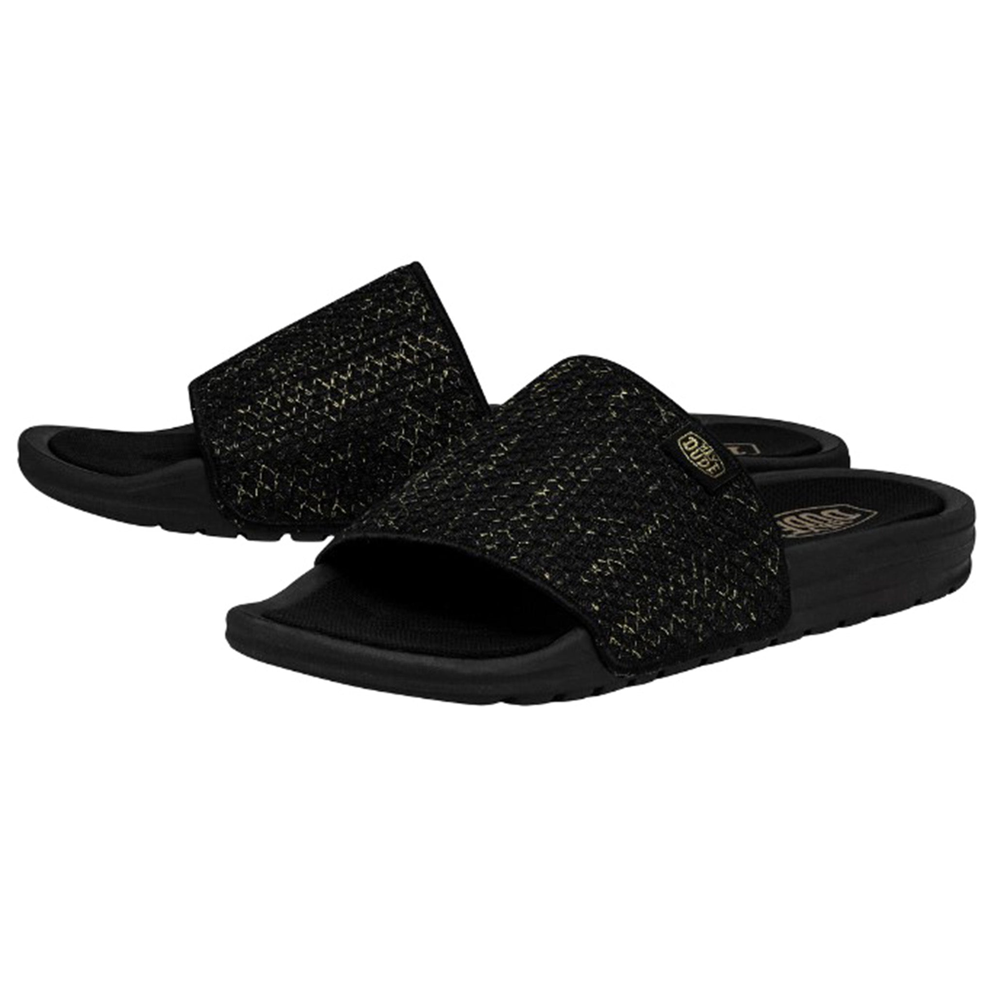 Hey Dude Chandler Knit Black Slide – Western Edge, Ltd.