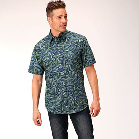Roper Men's Tropical Print Shirt