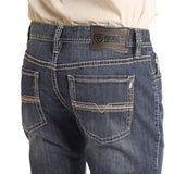 Rock & Roll Cowboy Dark Vintage Straight Jeans