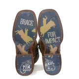 Tin Haul Men's Brown Brace For Impact Sole Boots