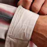 Roper Men's Sandy/Red Ombre Long Sleeve Shirt