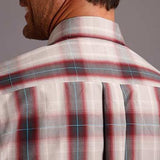 Roper Men's Sandy/Red Ombre Long Sleeve Shirt