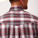 Roper Men's Red Barn Plaid Short Sleeve Shirt
