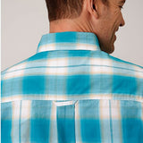 Roper Men's Turquoise Plaid Shirt