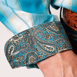 Roper Men's Turquoise Plaid Shirt