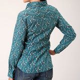 Roper Women's Turquoise Paisley Shirt