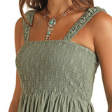 Rock & Roll Women's Jade Aztec Eyelet Dress
