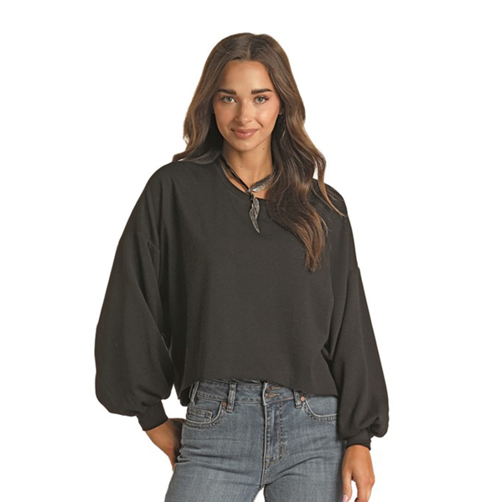 Panhandle Women's Black Hi-Lo SweatShirt