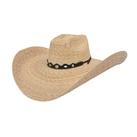 Old West Texas Quemada Palm Straw Hat