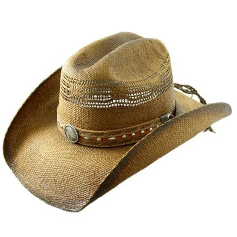 California Hat Co. Toyo Brown Straw Hat
