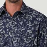 Wrangler Men's Navy Floral Shirt