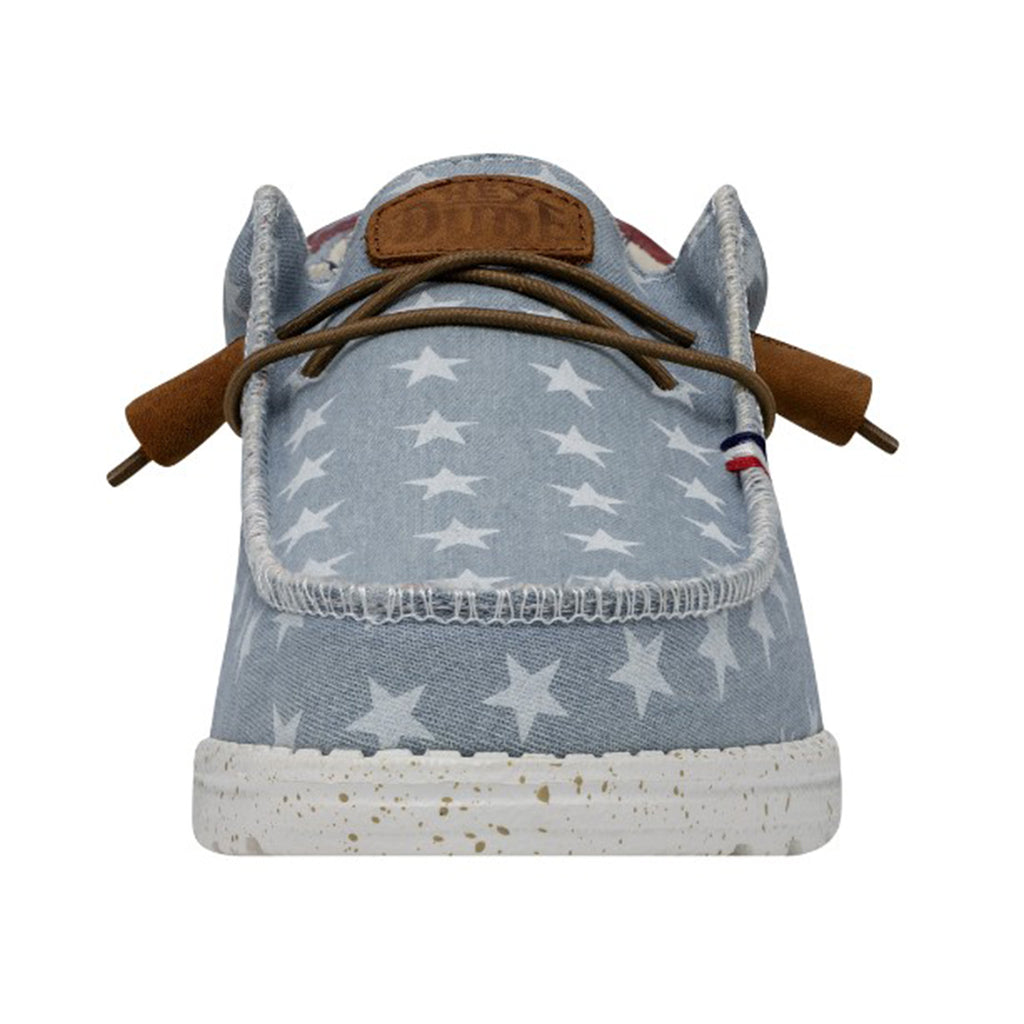 Hey Dude Wally American Denim Star Shoes Western Edge Ltd
