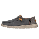 Hey Dude Women's Wendy Washed Canvas Charcoal Shoes