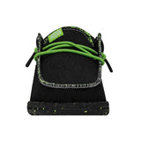 Hey Dude Wally Youth Batic Geo Black/Lime Shoes