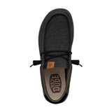 Hey Dude Men's Wally Grid Black Shoes