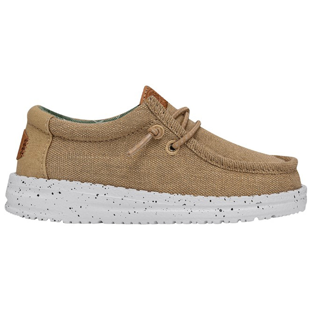 Scarpe Hey Dude Wally Youth - Canvas Lavato Per Bambini Comode - Foto 7