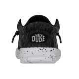 Hey Dude Wally Toddler Sport Knit Black/White Shoes