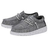 Hey Dude Wally Toddler Sport Knit Light Grey Shoes