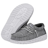 Hey Dude Wally Toddler Sport Knit Light Grey Shoes