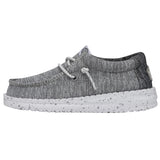 Hey Dude Wally Toddler Sport Knit Light Grey Shoes