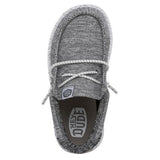 Hey Dude Wally Toddler Sport Knit Light Grey Shoes