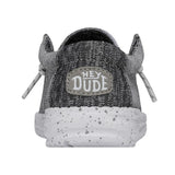 Hey Dude Wally Toddler Sport Knit Light Grey Shoes