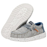 Hey Dude Wally Toddler Jersey Light Grey Shoes