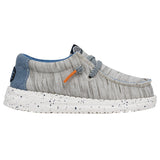 Hey Dude Wally Toddler Jersey Light Grey Shoes