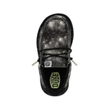 Hey Dude Wally Toddler Galaxy Black/Multi Glow Shoes
