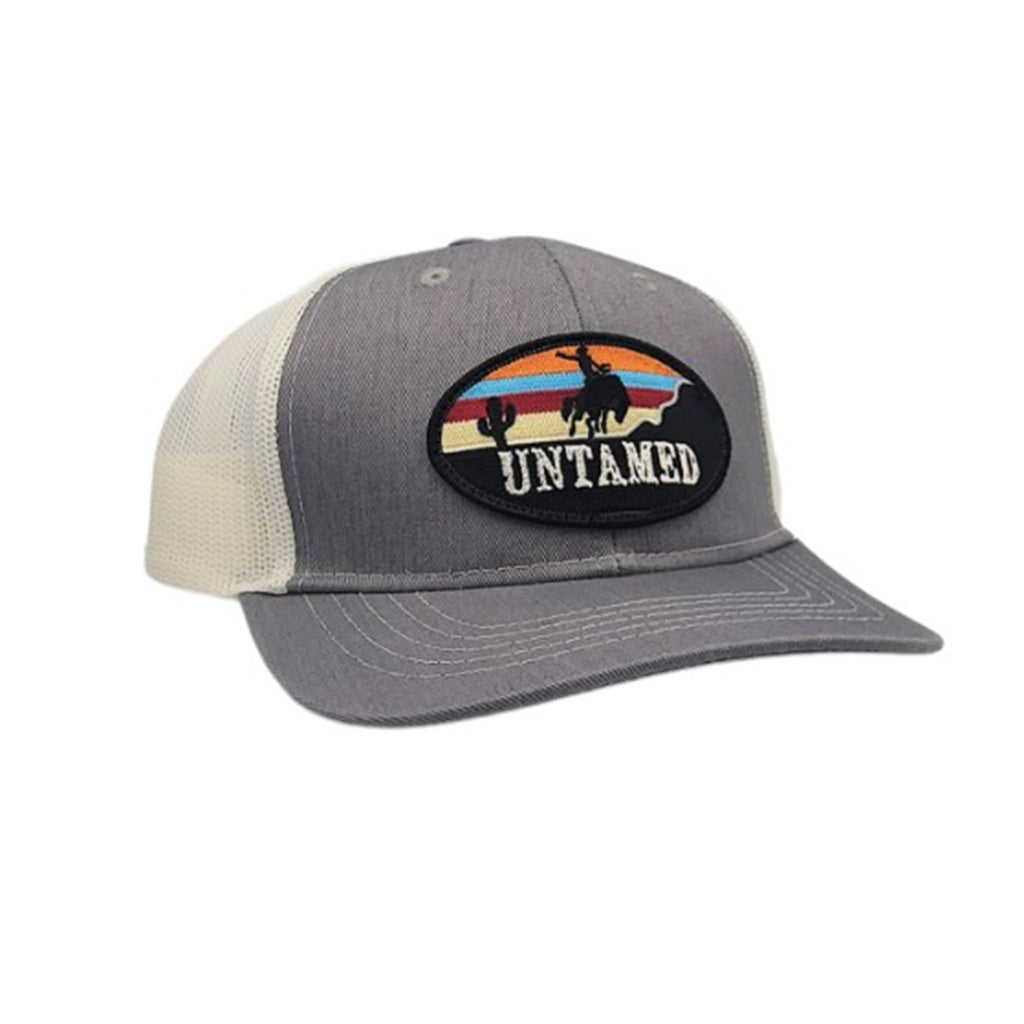 Red Dirt Youth Untamed Heather Grey & White Cap