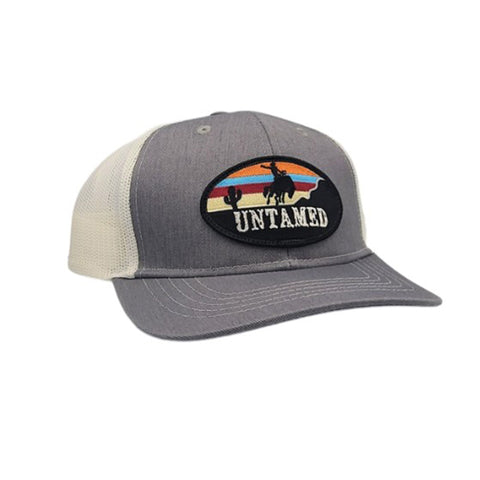 Red Dirt Youth Untamed Heather Grey & White Cap